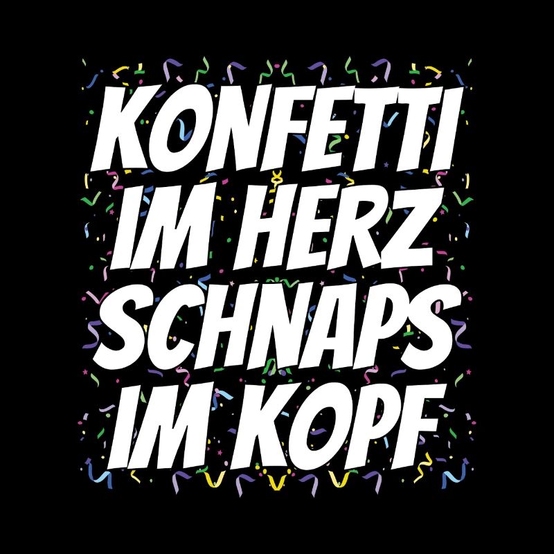 Karneval Konfetti Spruch