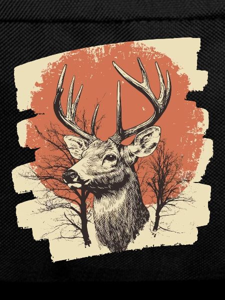 Cerf avec bois