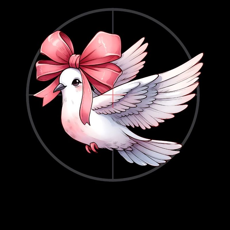 Coquette Bow Pigeon Hunt Hunter Pink Bow Mom