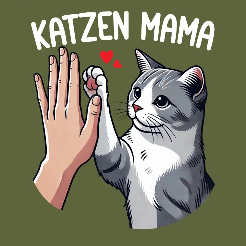 Katzen Mama Muttertag Elternteil Mama