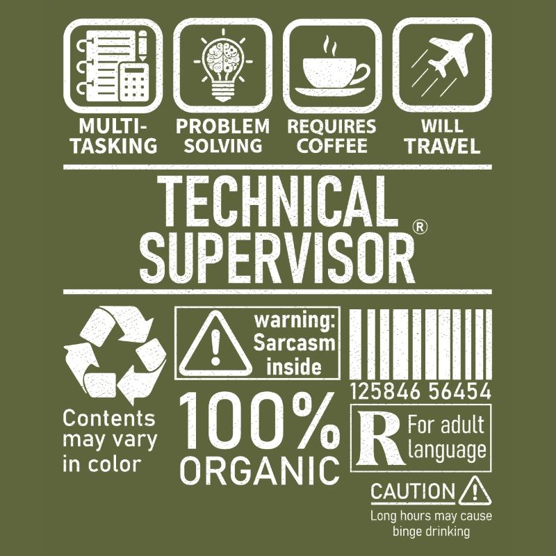 Technical Supervisor multi tasking problem solving