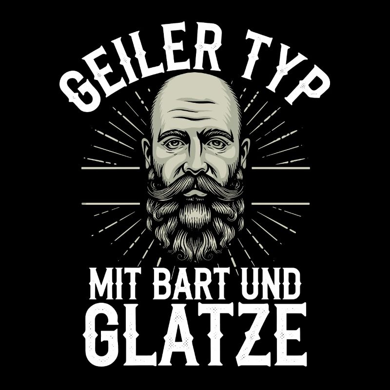 guy with beard & bald head beard wearer