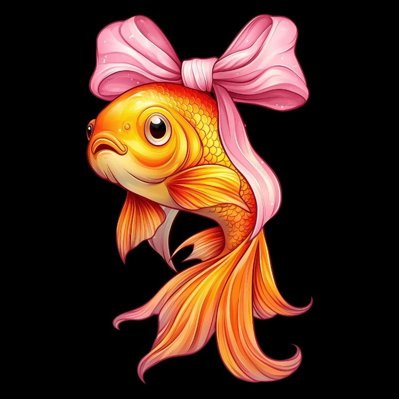 Coquette Bogen Goldfisch Fisch Mama Muttertag rosa