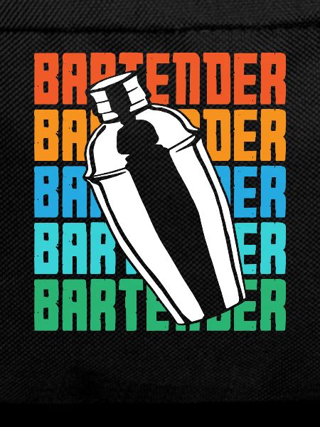 Bartender Shaker Retro Style Design