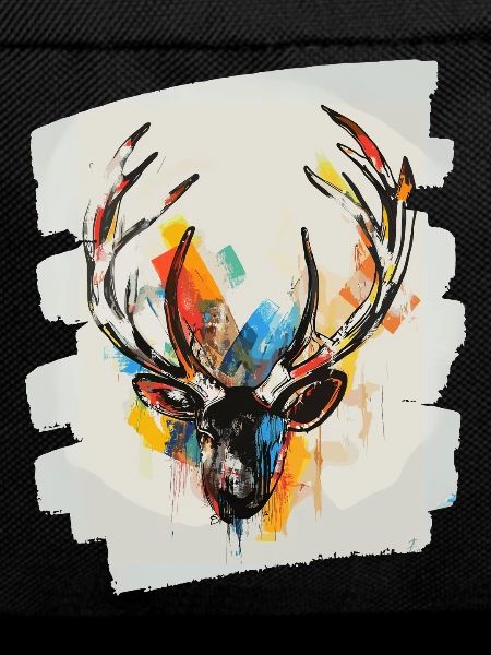 Cerf avec bois