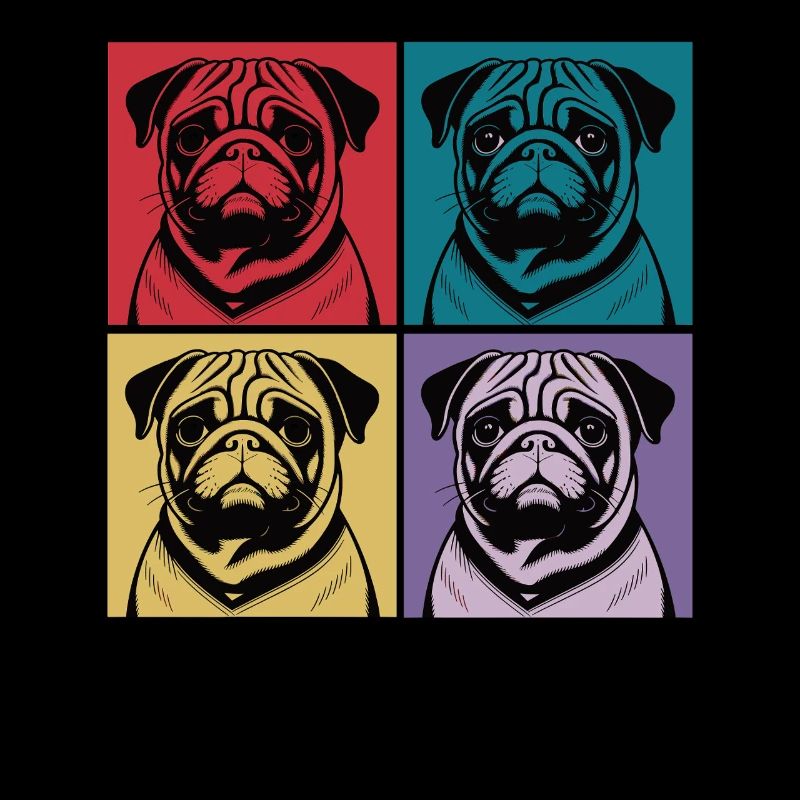 Mops Popart