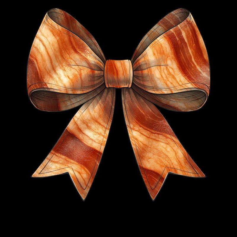 Coquette Bow Bacon Strips Pork Mom