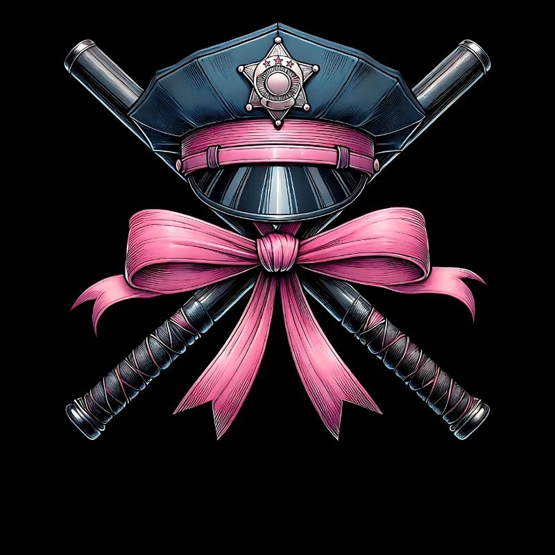Coquette Bow Agent correctionnel Chapeau Bâton