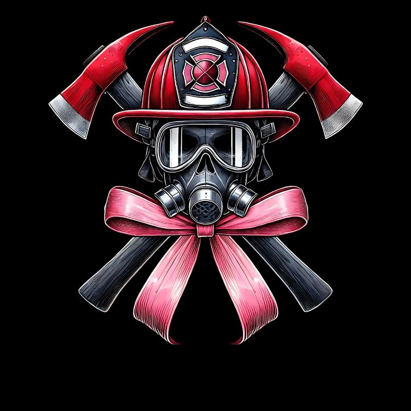 Coquette Bow Pompier Maman Pompier