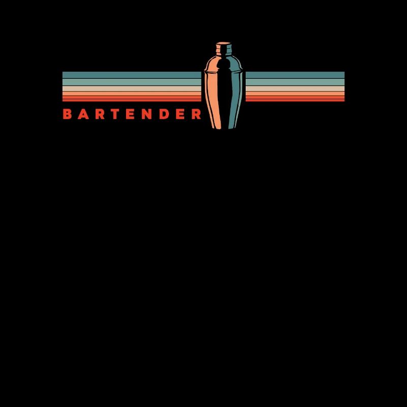 Retro Cocktail Shaker Bartender