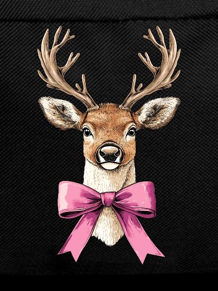 Coquette Bow Reindeer Christmas