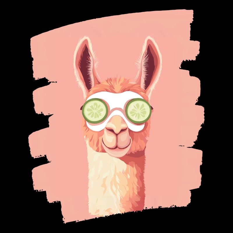 Llama Alpaca Beauty Selfcare Mask