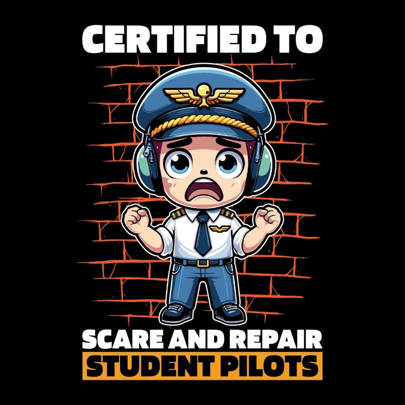 Flight Instructor Certified To Scare Pilot School