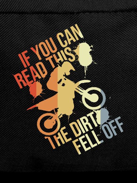 The dirt is already off