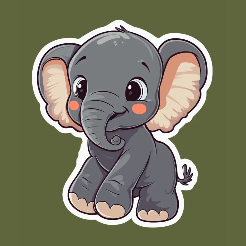Cute elephant – gift idea for animal lovers