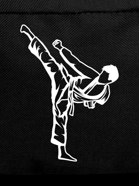 Karate Junge Skizze