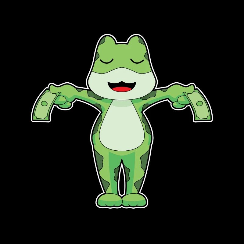 Billet de banque grenouille