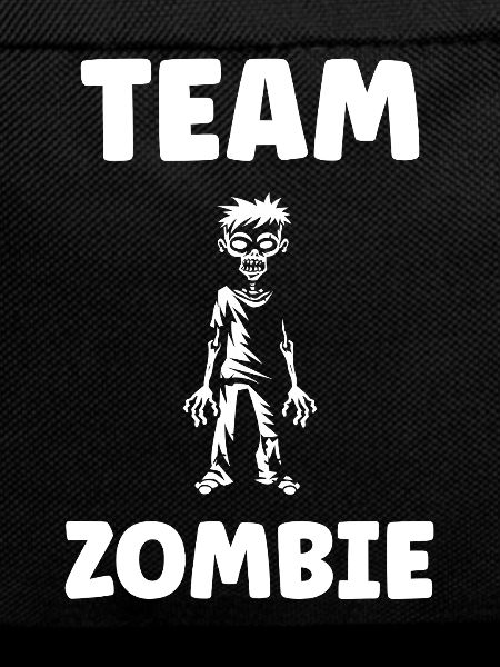 Energetisches Zombie-Design mit Text
