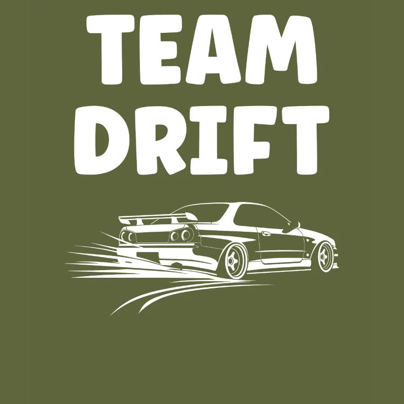 Monochrome drift car design
