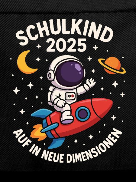 Schoolchild 2025 Astronaut Rocket