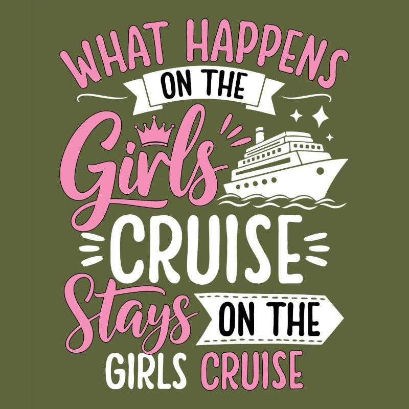Mädchen Kreuzfahrt Spruch Design