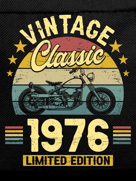 1976 Biker 50th Birthday Man