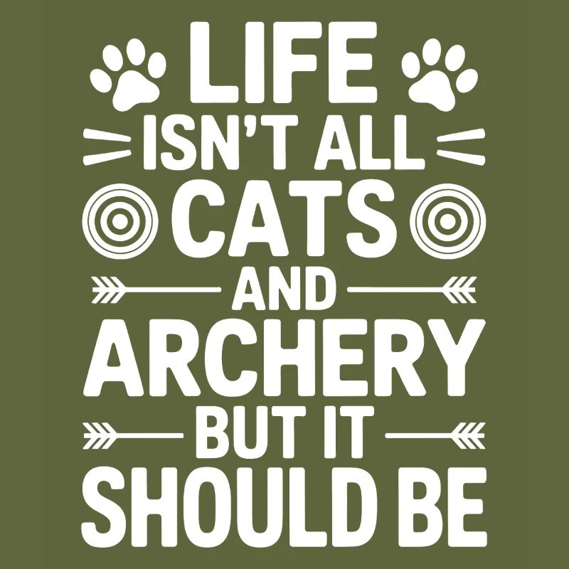 Bogenschießen Spruch Katzen Bogenschießen Geschenk
