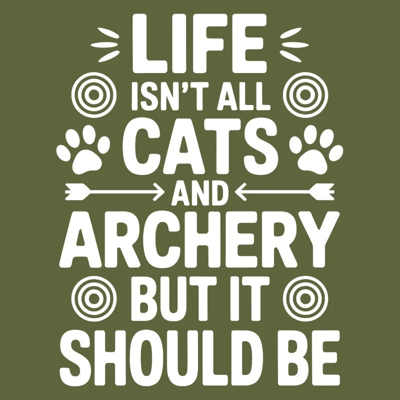 Bogenschießen Spruch Katzen Bogenschießen Geschenk