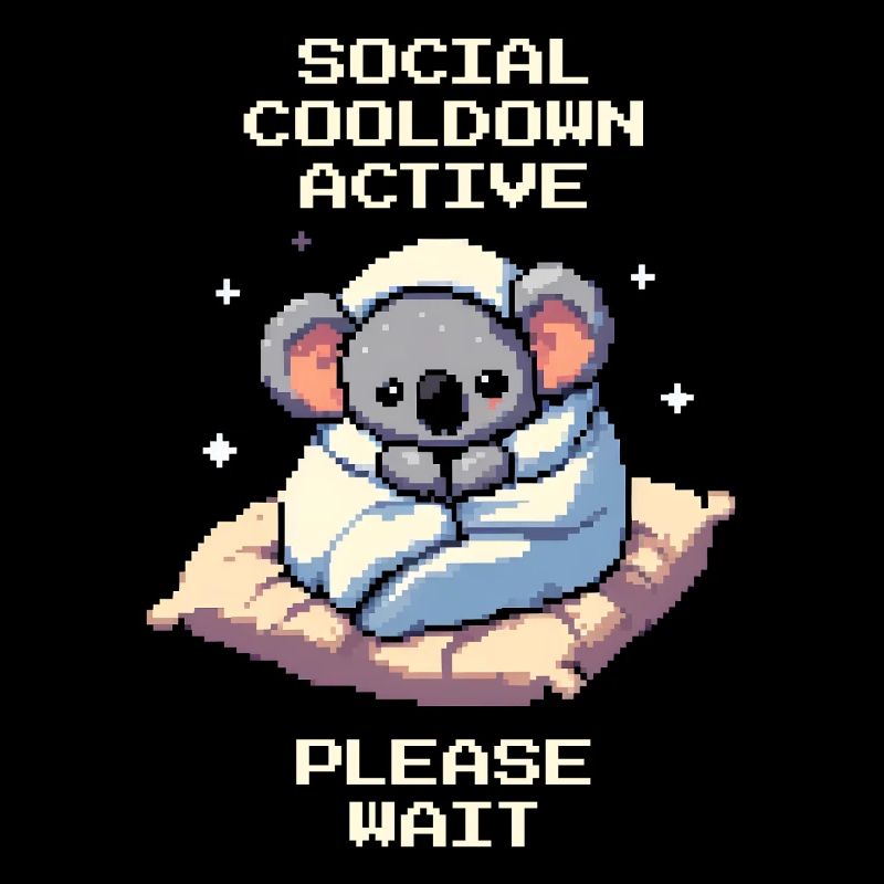Social cooldown active | Introverted humor