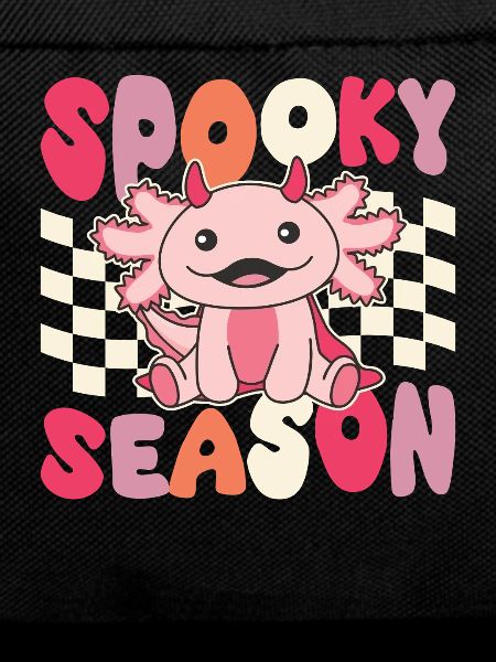 Axolotl Halloween Groovy Devil Spooky Season