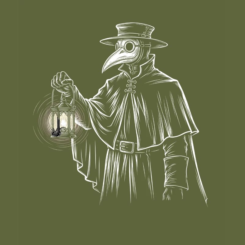 Mystical quack with lantern