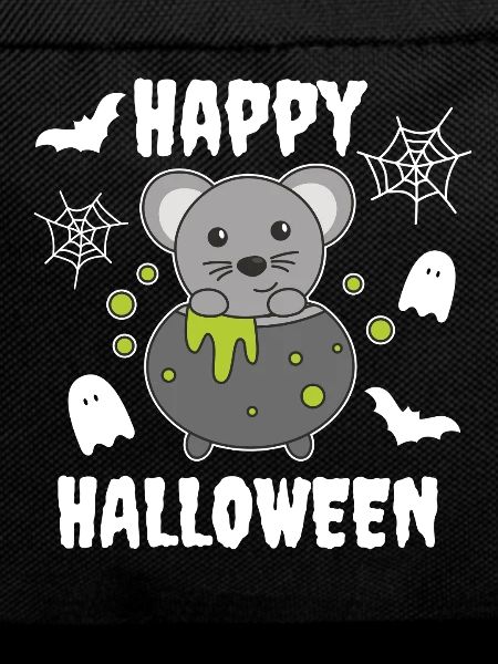 Mouse Happy Halloween Witch's Cauldron Bat