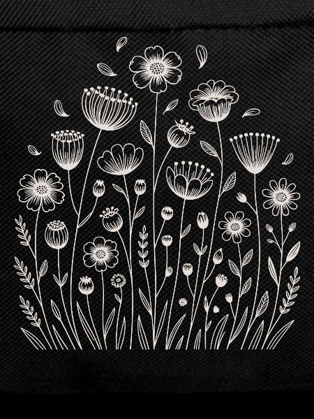 Verspieltes Blumenmuster