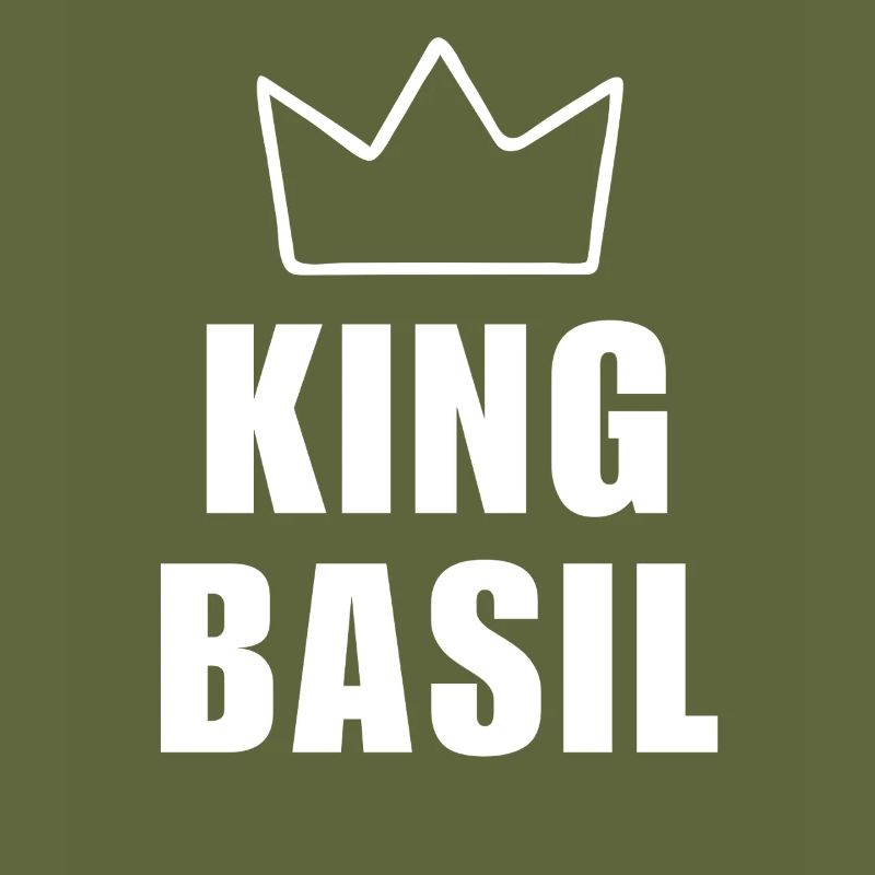 T-shirt King Basil Crown – Nom commençant par B