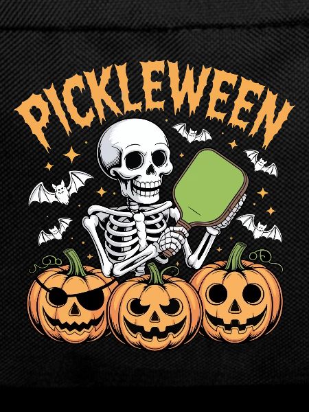 Pickleween Halloween Pickleball Player Funny