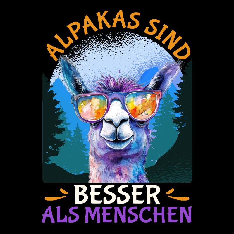Alpaca Fan ALPACAS ARE BETTER THAN PEOPLE Funny