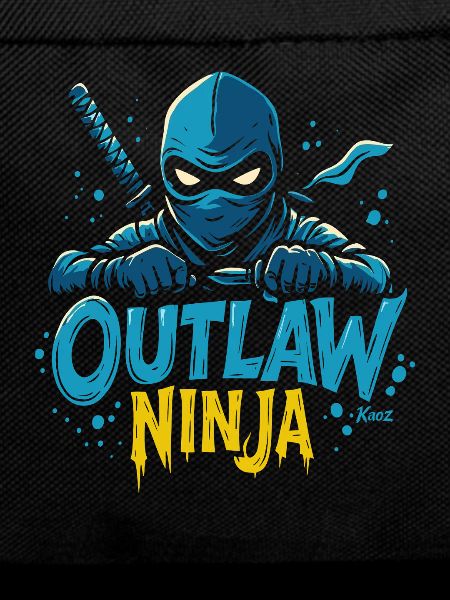 Outlaw Ninja Cartoon Design