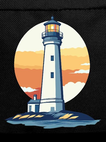 Lighthouse at sunset