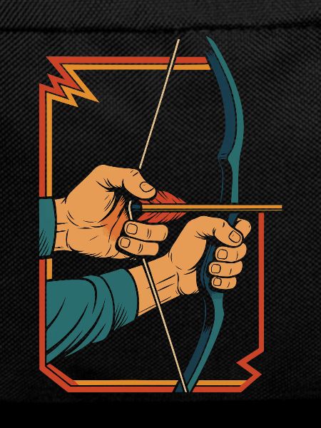 Bogenschießen Bogen Ziel Bogenschütze Hände Retro