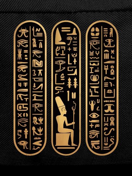 Egyptian hieroglyphs Egypt pyramid