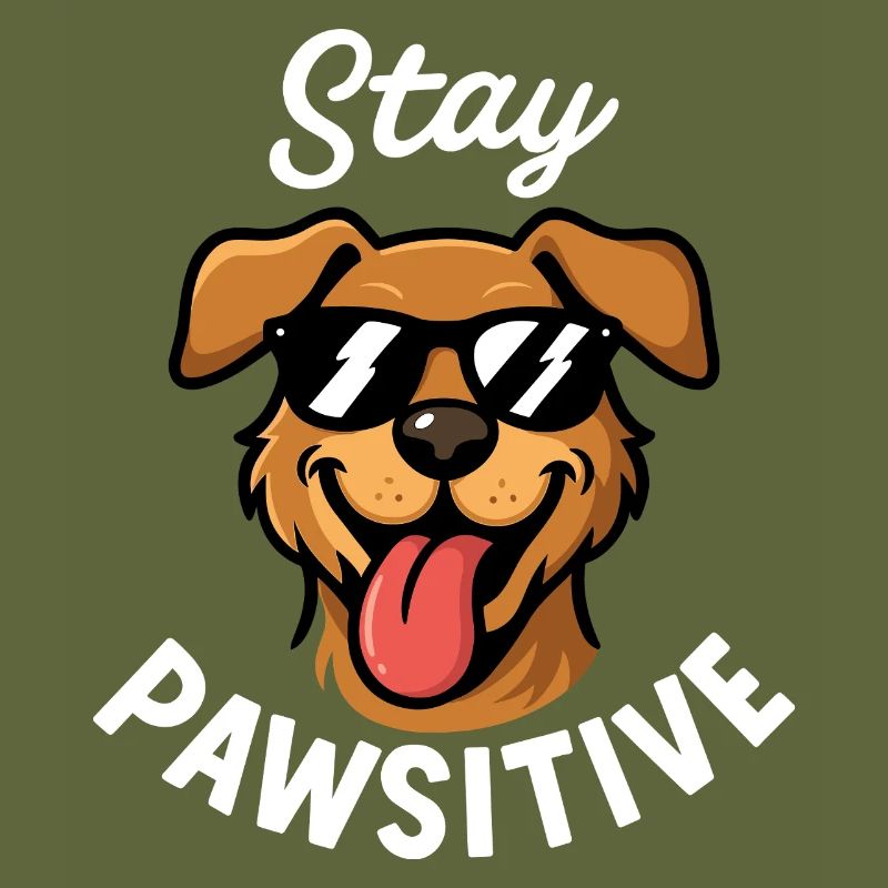 Cool dog with sunglasses
