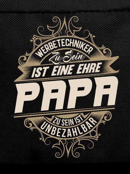 Papa technicien en publicité