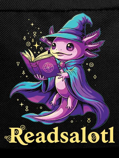 Readsalotl Axolotl Reading Mage Axolotl