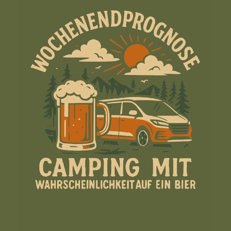 Wochenendprognose Camping Mit Bier Natur Camper