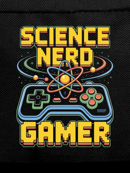 Science Nerd Gamer Atom Controller Wissenschaft