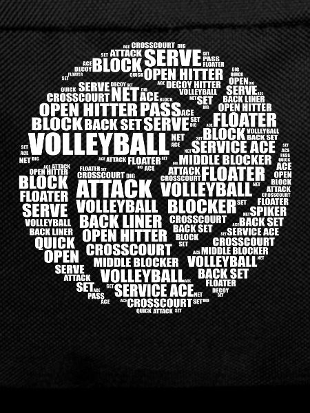 Volleyball Word Art Gift