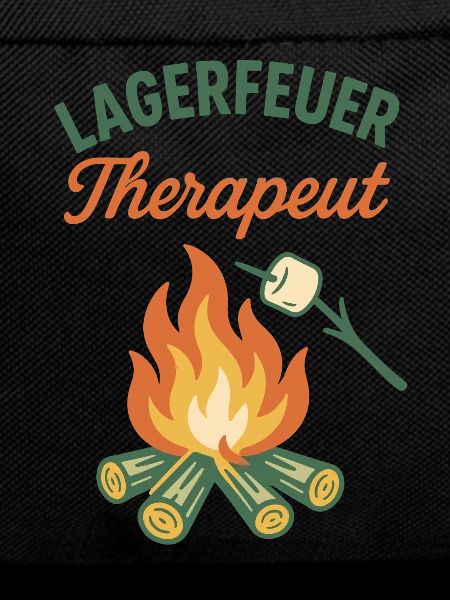 Campfire Therapist Camping Adventure Camper