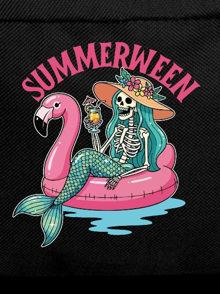 Summerween Mermaid Skeleton Spooky Costume
