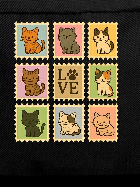 Playful Cat Stamp Collection, cats 