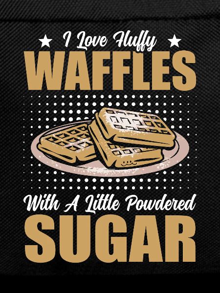 Fluffy waffles Belgian waffles Fast food